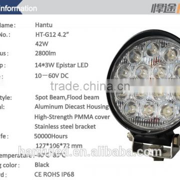 4" 20w high power led work light led work light for truck spot beam working light for heavy duty vehicle