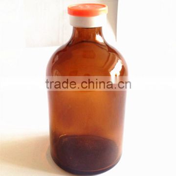 100ml Amber Molded Glass Bottle