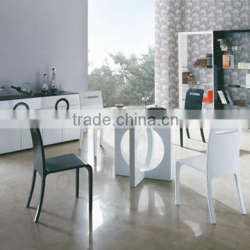 Modern simple style high glossy dining table 1601#