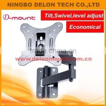 NB economical 30inch 360 degree retractable lcd tv wall bracket
