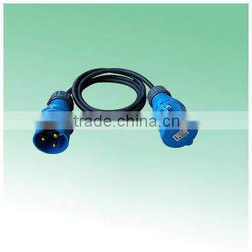 Yangtze River Delta supplier CEE 16A Extension leads with industrail plug/socket