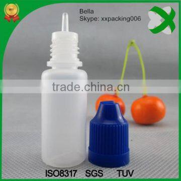 trade assurance supplier PE ecigs 10 ml bottle with plastic dropper tips