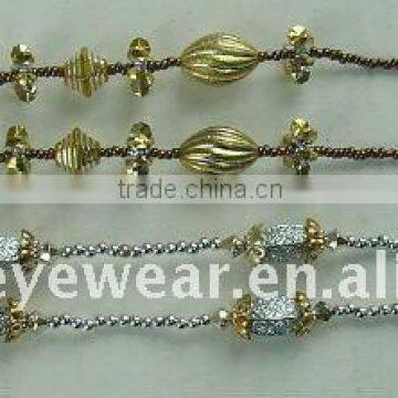 Eyeglasses beads cords