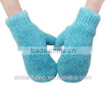 winter custom fashion knit mitten
