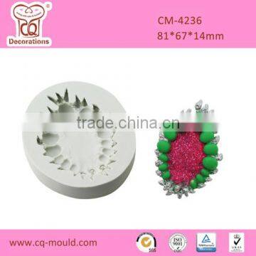 2016 hot sale jewelry series cake decor silicone cake mold