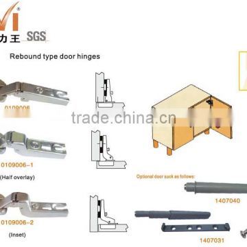high quality push rebounding kichen cabinet door concealed hinges