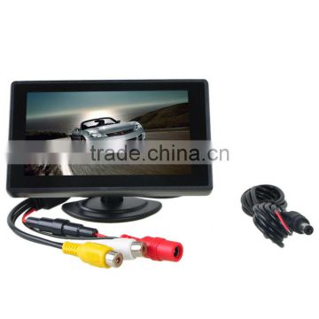 4.3"TFT LCD Display RearView Color Monitor for DVD VCR Backup Camera