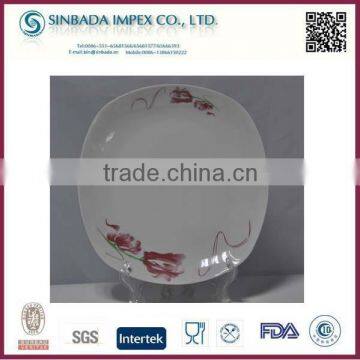 high quality ceramic square dinner plate wholesale