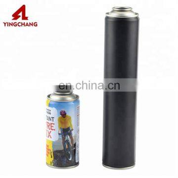 Round aerosol necked-in tinplate can compressed air can for sale