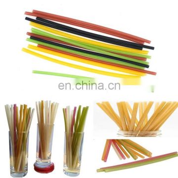 Factory Edible Non-plastic Food Grade Drinking Tube Extruder Rice Starch Drinks Straw Making Machine For Sale
