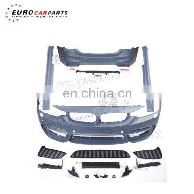 4Series F32 to M4 body kit full set PP matrial with front bumper side skirt rear bumper 2 door made in Taiwan M4 body kit