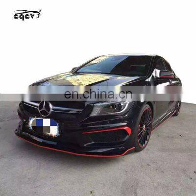 RZ style carbon fiber body kit for Mercedes Benz CLA45 amg W117 front spoiler rear diffuser for Mercedes Benz cla45 amg w117