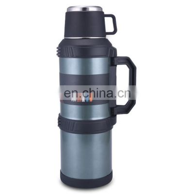 Large capacity custom 3.2 L portable thermos bottle stainless steel vacuum flask