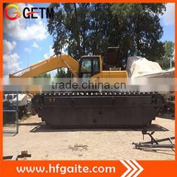 floating excavator For Fence line clearing