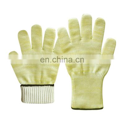 2-layer long aramid 500 degree grill high temperature and heat resistant gloves