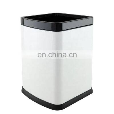 Indoor office kitchen Trash Cans Household Garbage Container Square open top trash can