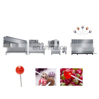 Full automatic lollipop machine, lollipop candy making machine, lollipop sweet processing line