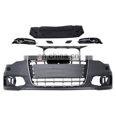 car bodikits Front Bumper For Audi A6 C7 S6 Style High quality Auto Body Kit All Accessory 2012 2013 2014 2015