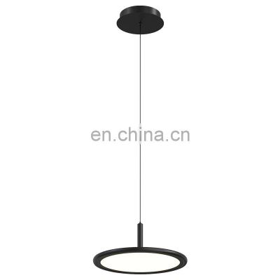 Factory wholesale Modern Contemporary Elegant Chandelier Ultrathin Panel Aluminum Pedant Light Kitchen Island LED Pendant Lamp
