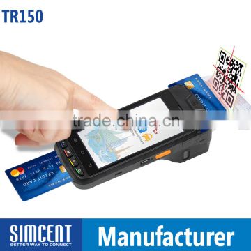 Printer barcode scanner NFC 3G GPS android emv chip card reader