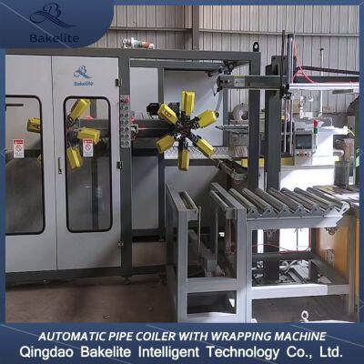 Double Disk 16/20/32/50/63mm corrugated pipe Drip irrigation pipe auto coilling machine