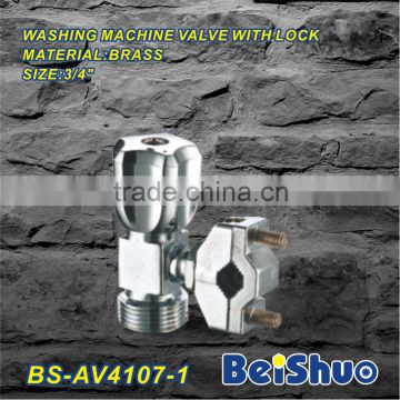 3/4" washing machine valve with lock