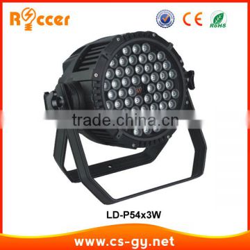 china supplier waterproof led par lights 3Wx54