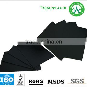 450gsm pure pulp black card for Chrismas paper cardboard