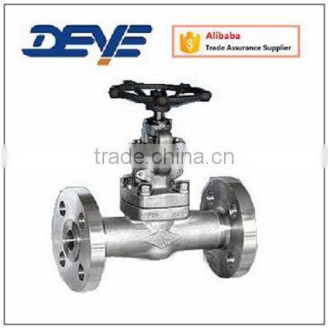 Stainless steel Forged Globe Valve With Flange ends 900LBS 1500LBS