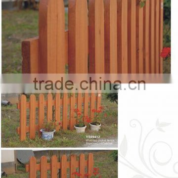100% solid wooden garden fence