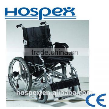 Power steel wheelchair with handle rim
