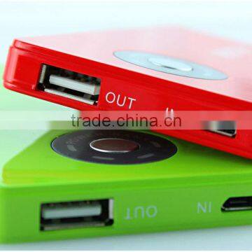 2 in 1 USB universal charger 3000mah portable charger with led power bank