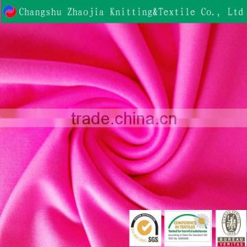 Polyester jersey fluorescent fabric,polyester spandex knit fabric