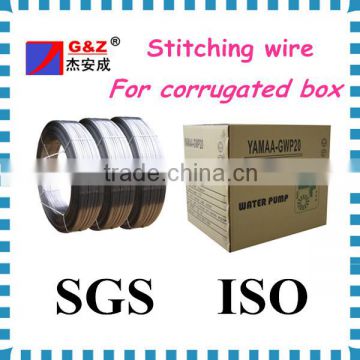 Galvanized wire for staples