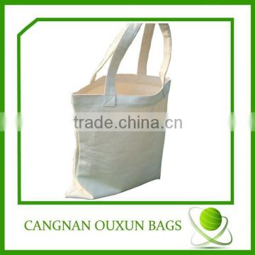 high quality promotional customized blank canvas tote