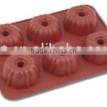 6-Position Hollow Round Silicone Mold