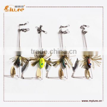 Wholesale Three Arms Two Stainless Blades Hard Fishing Lure