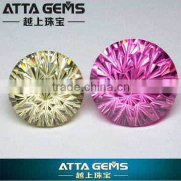 High quality round cz gemstone