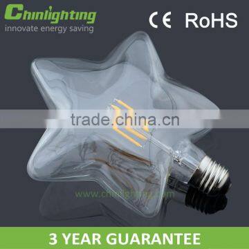 High quality E26 E27 B22 base ce rohs led filament bulb, 2200k led light bulb, new style led bulb filament