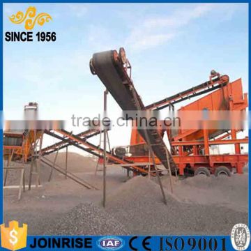 hot sale industrial rubber conveyor supplier for crushing