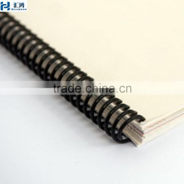4:1 Plastic Coil binding, 25mm, 48 loops, black color