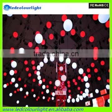 25cm 30cm 35cm color changing dmx winch kinetic lights RGB DMX led lift ball