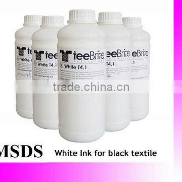 Eco solvent white ink for black t shirt printing