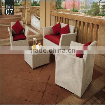 alu or steel outdoor garden furinture folding dining table chair set