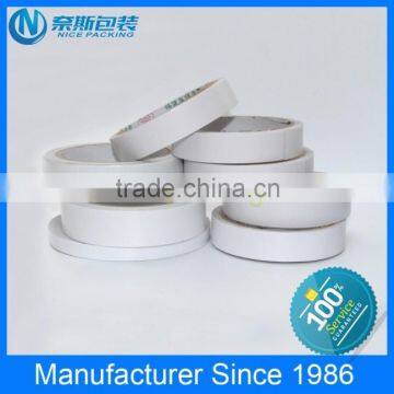 2.4cm*17m 24cm*30m white color water adhesive double sided tape, double sided fabric adhesive tape