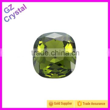 Round square crystal glass beads for jewellery making