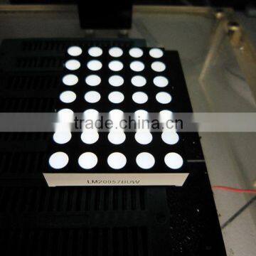 2.3 Inch 5*7 Dot Matrix LED Display White Color