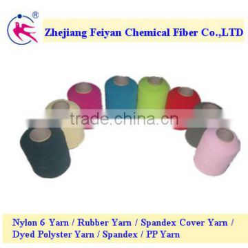 Polyester covered rubber yarn (#63, #80, #90, #100)