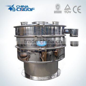 stainless steel rotary vibrating sieve machine for powder slurry processing