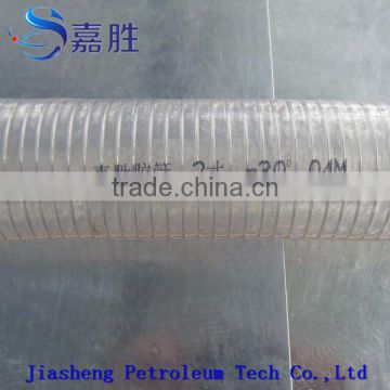 BEST price for ISO 9001 1/2-6inch flexible clear steel wire reinforced PVC hose